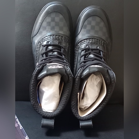 ‘CHECKERBOARD BLACK’ VAN BOOTS! - Picture 5 of 6